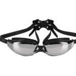 Fashion Prescription Optical Swimming Goggles Eyewear Glasses Myopia Anti-fog Black color of 150 Degrees(-1.5)