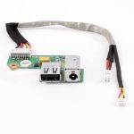 DC Power Jack Socket Cable Wire USB Port Board 90W PJ126 for HP Pavilion DV6000