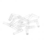 10pcs Fish Tank Plastic L Shape Clear Airline Tubing Connector